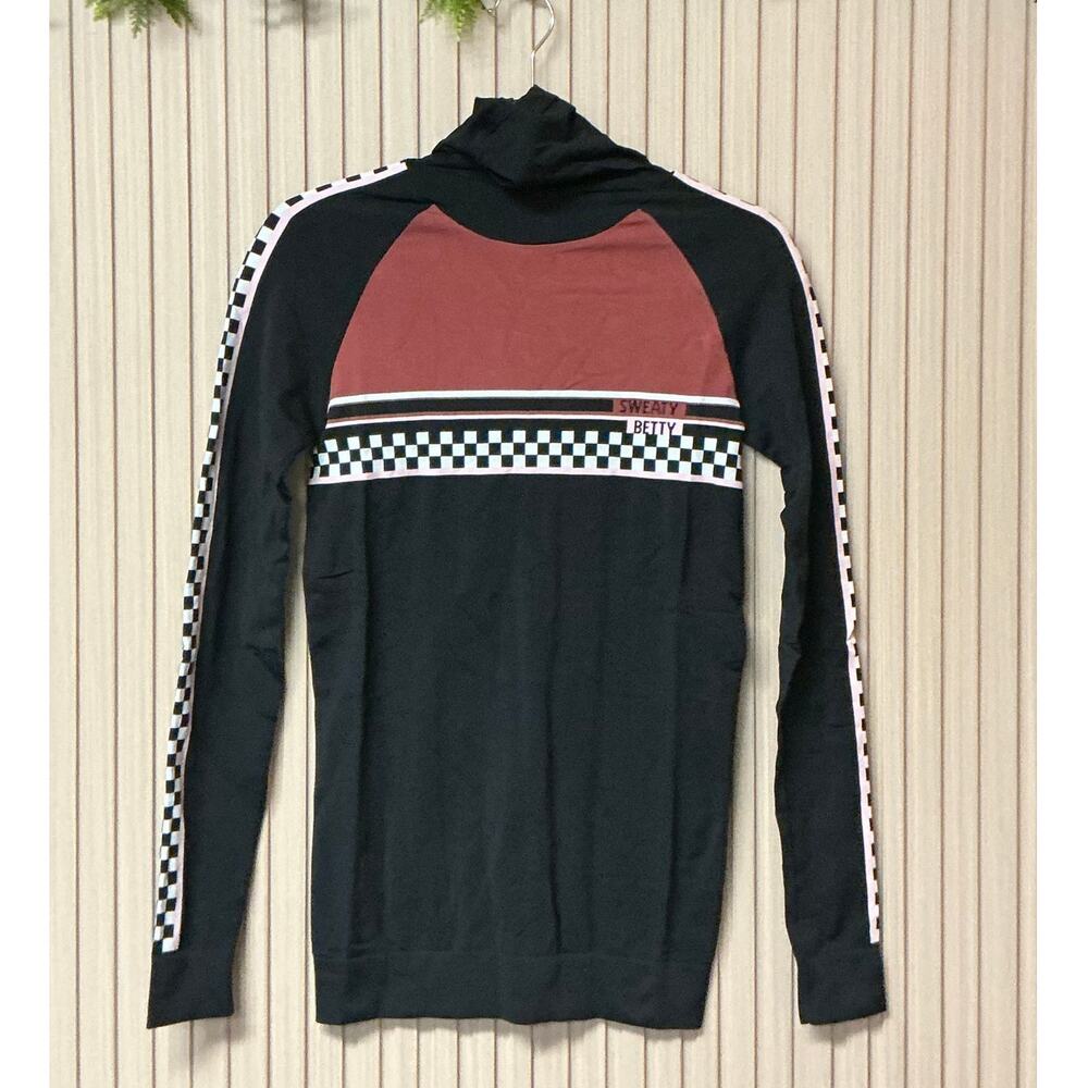 Sweaty Betty Seamless Ski Base Layer Top Black Women’s Size S